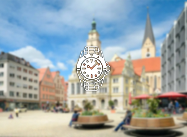 Ingolstadt mit Blick auf den Rathausplatz und das Alte Rathaus – Symbolfoto für Rolex verkaufen und Ankauf in Ingolstadt