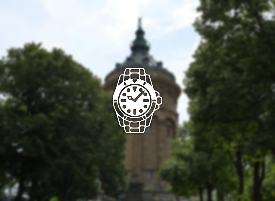 Historischer Wasserturm in Mannheim – Symbolfoto für Rolex verkaufen und Ankauf in Mannheim