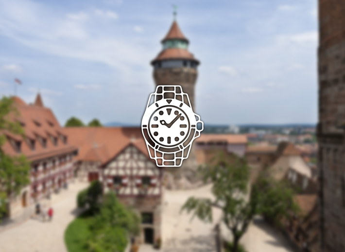 Nürnberg mit Blick auf die Kaiserburg und den Sinwellturm – Symbolfoto für Rolex verkaufen und Ankauf in Nürnberg