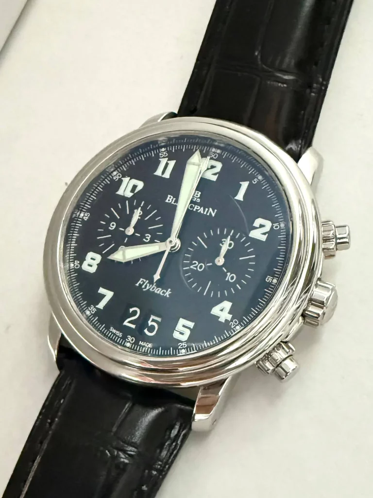 Blancpain Flyback Chronograph verkaufen Hamburg Luxusuhr
