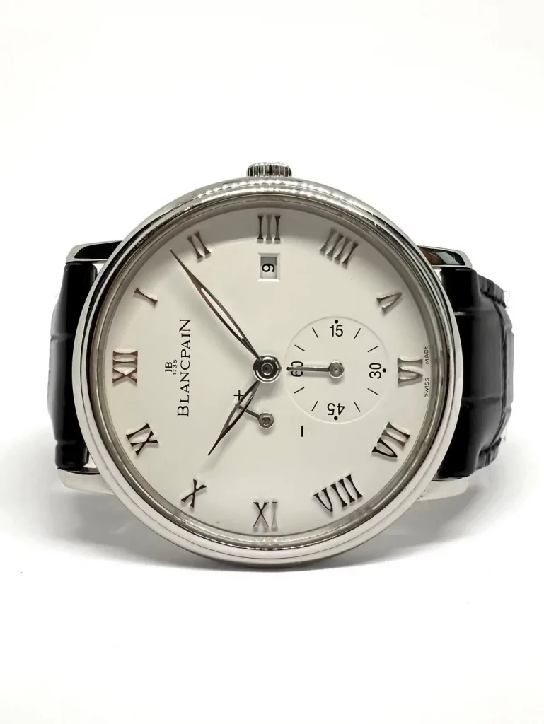 Blancpain Villeret kleine Sekunde verkaufen Hamburg elegante Luxusuhr