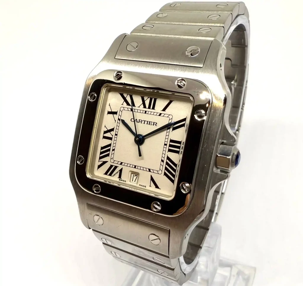 Cartier Santos Stahl Uhr – Cartier verkaufen Hamburg Ankauf Modell