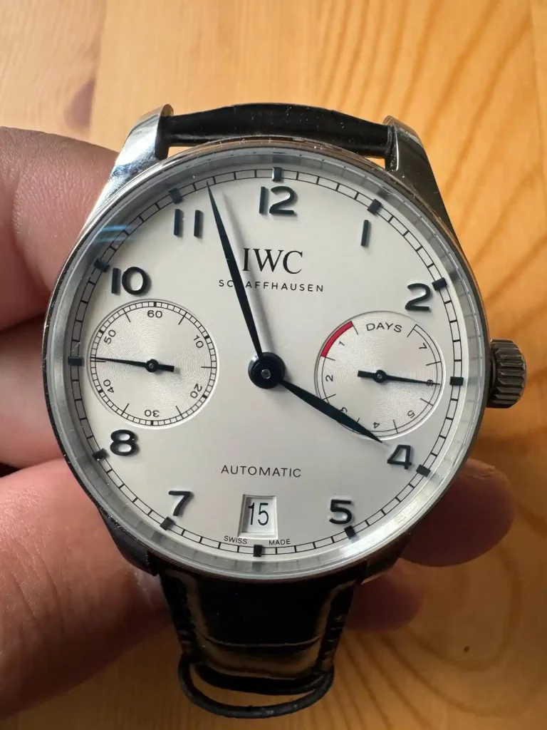 IWC Portugieser Automatic mit Gangreserveanzeige beim IWC Ankauf in Hamburg