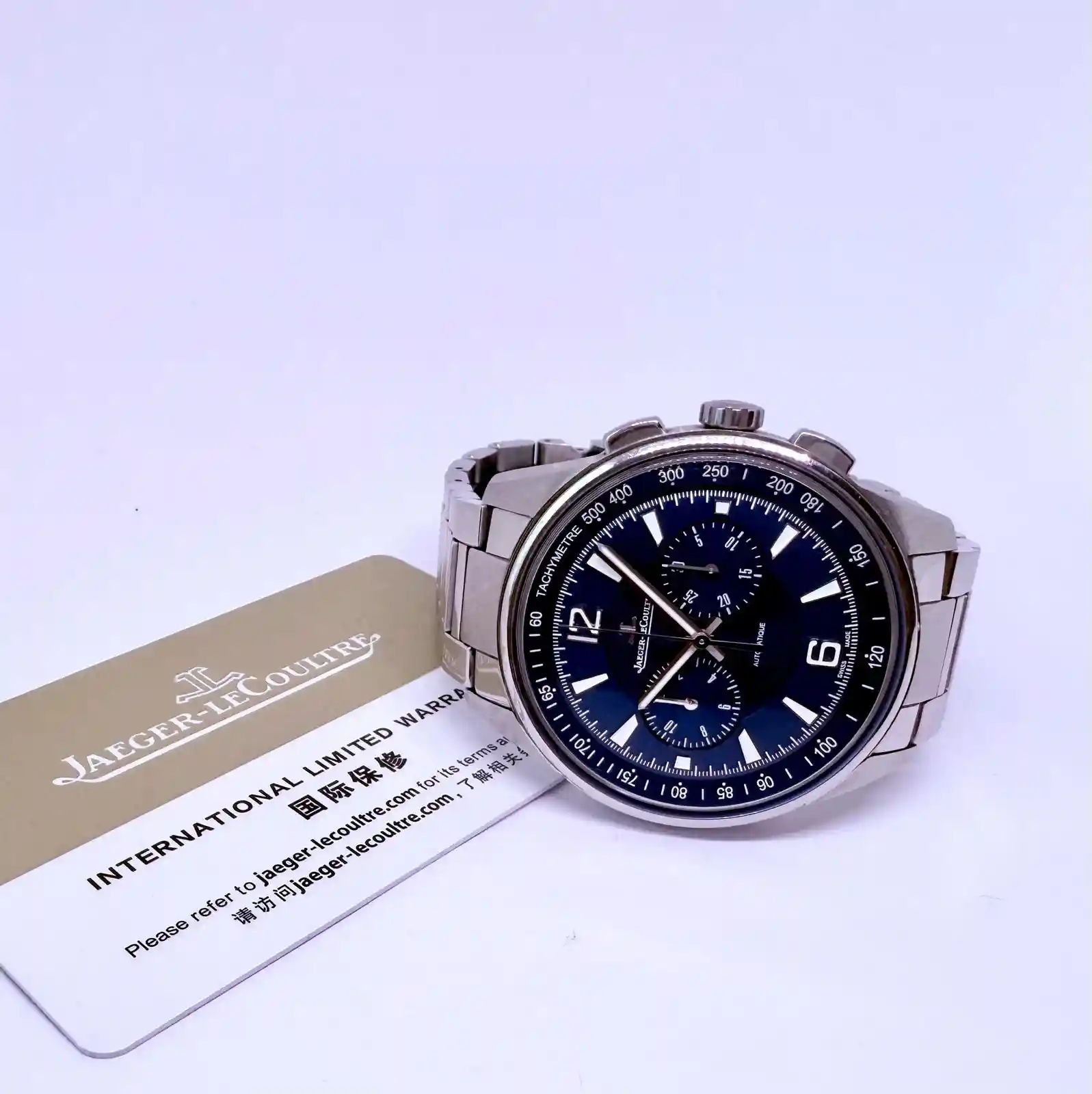 Jaeger-LeCoultre Chronograph mit Garantiekarte beim JLC Ankauf in Hamburg