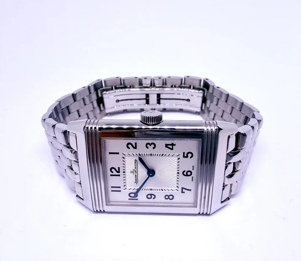 Jaeger-LeCoultre Reverso mit Edelstahlarmband beim JLC Ankauf in Hamburg