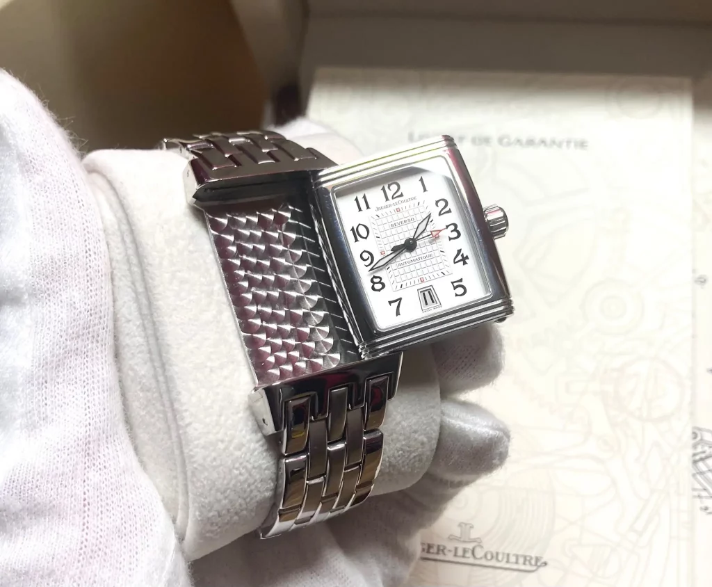 Jaeger LeCoultre Reverso mit Guilloche Rückseite beim JLC Ankauf in Hamburg