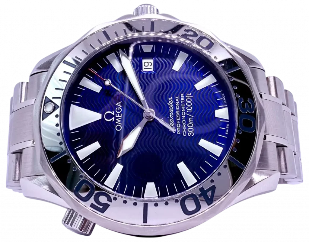 Omega Seamaster Diver 300M blau aus Edelstahl für Omega Ankauf und Bewertung in Hamburg