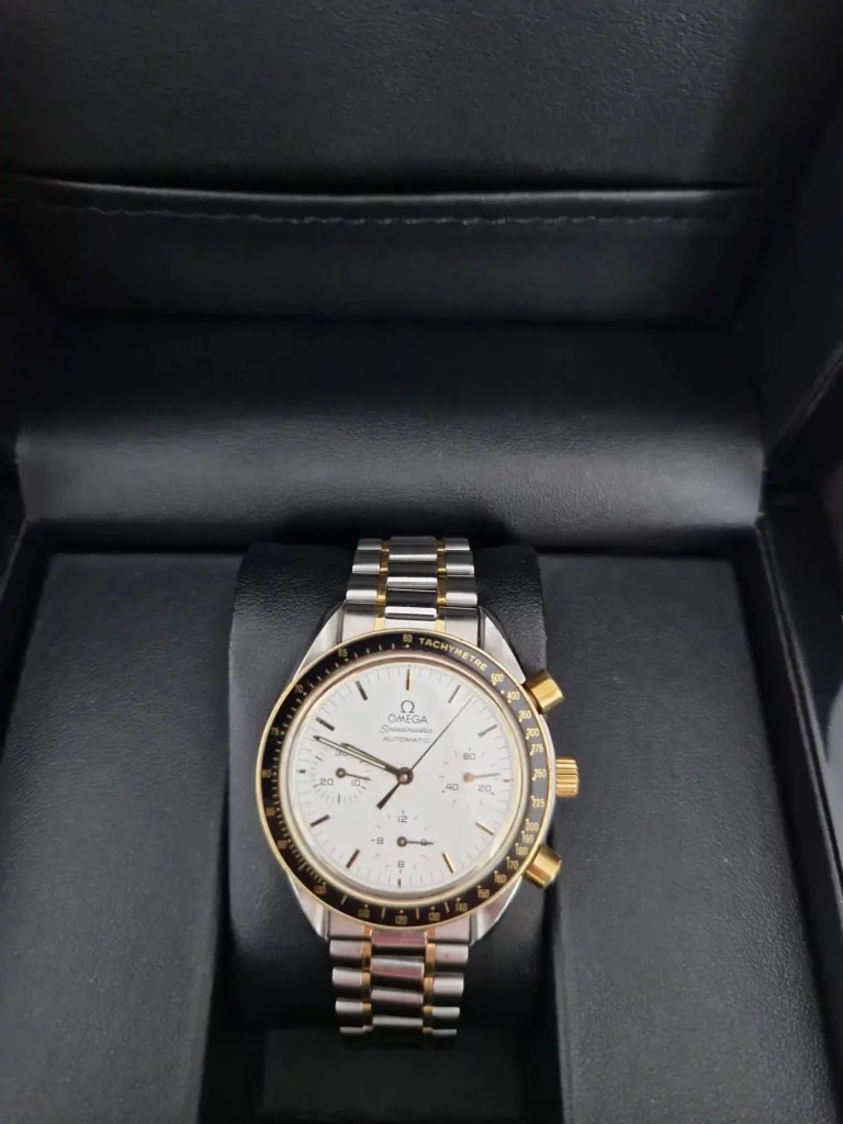 Omega Speedmaster Chronograph in Bicolor beim Omega Ankauf in Hamburg