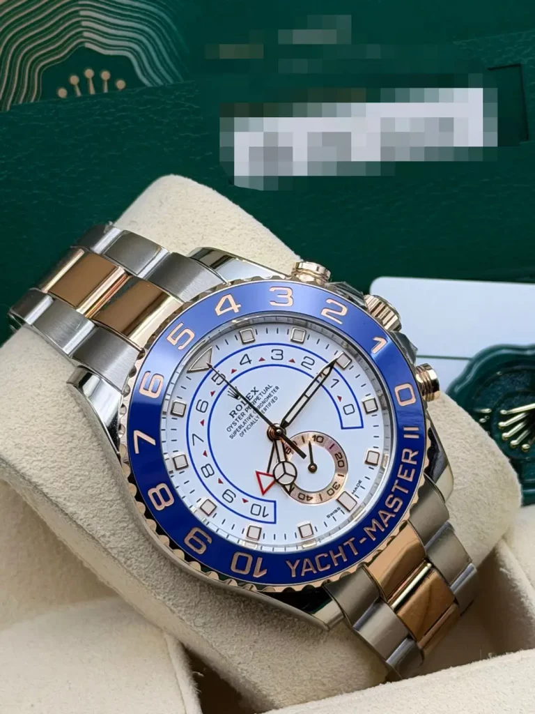 Rolex Yacht Master II in Roségold und Edelstahl beim Rolex Ankauf in Hamburg