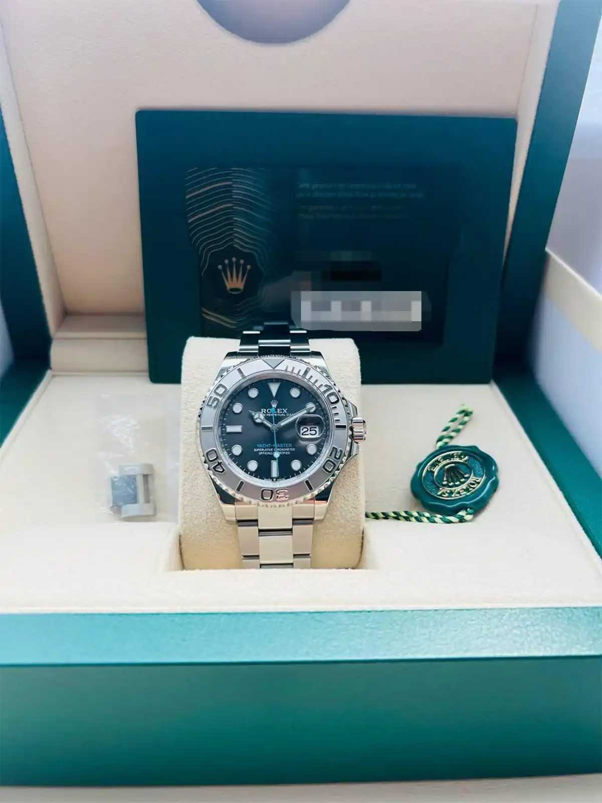 Rolex Yacht-Master mit Originalbox, Garantiekarte und Rolex Zubehör im Full Set