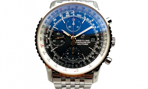 Gebrauchte Breitling Navitimer mit blau-schwarzem Zifferblatt