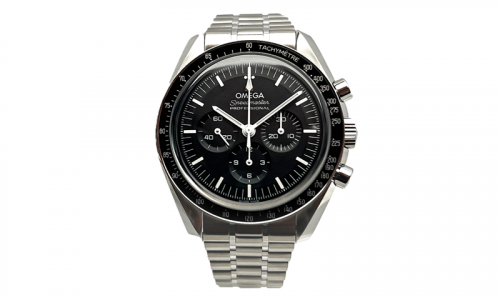 Gebrauchte Omega Speedmaster Professional Moonwatch mit schwarzem Zifferblatt